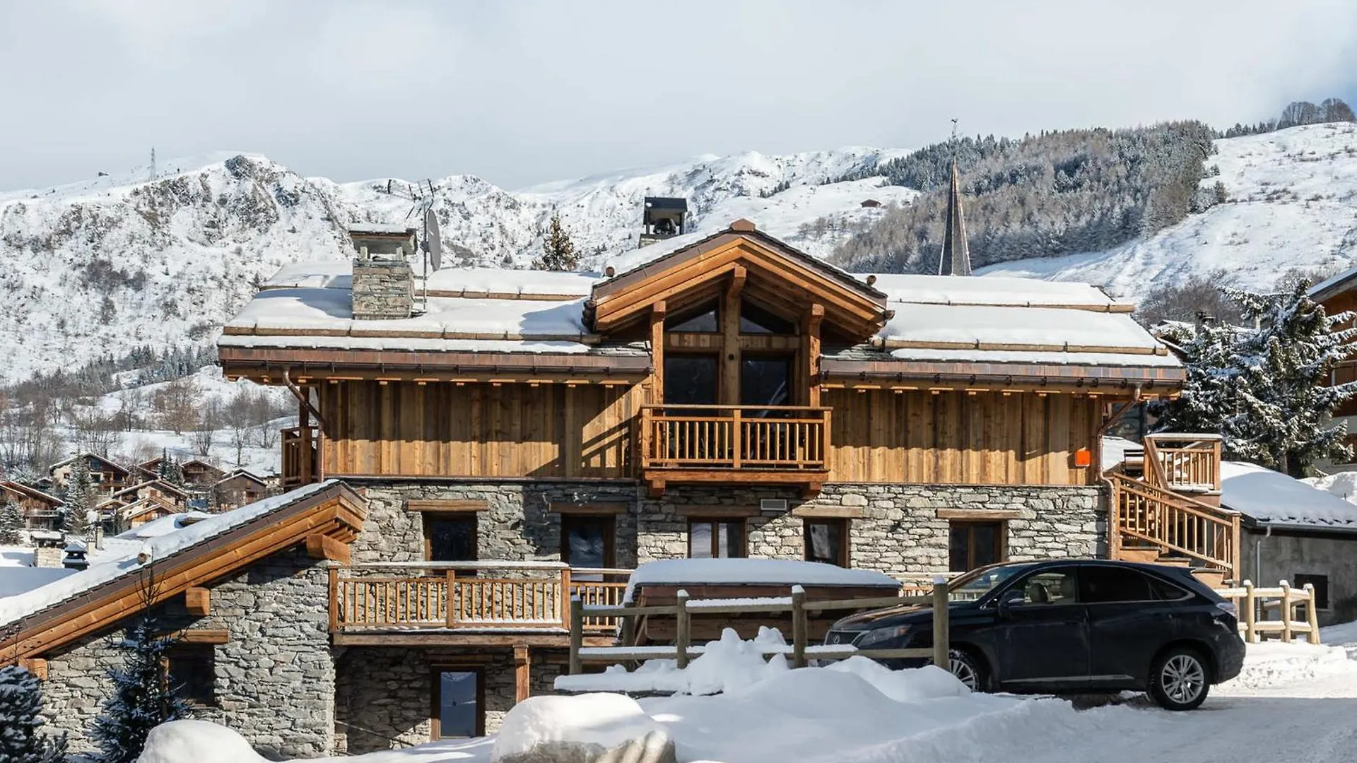 Chalet De Prestige Au Coeur De Saint Martin De Belleville Avec Sauna Et Bain Nordique - Fr-1-570-38 France