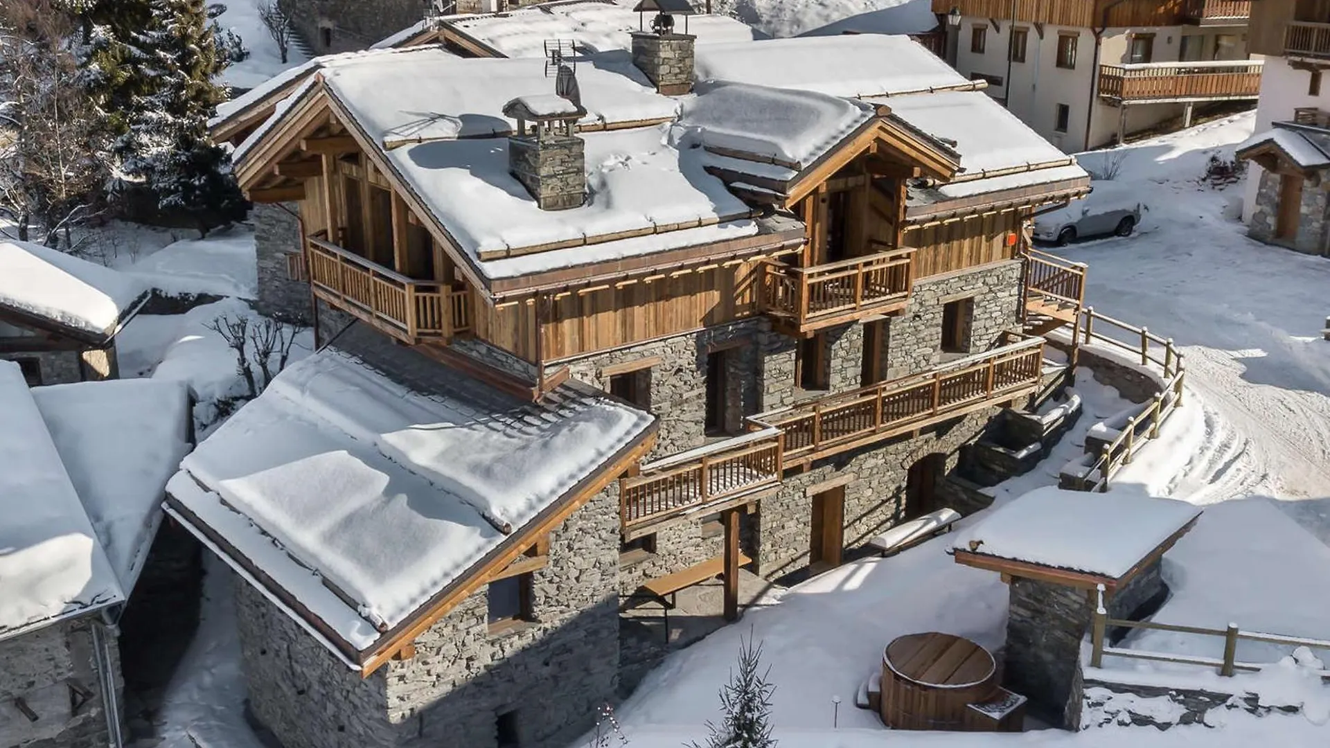 Chalet De Prestige Au Coeur De Saint Martin De Belleville Avec Sauna Et Bain Nordique - Fr-1-570-38  Saint-Martin-de-Belleville